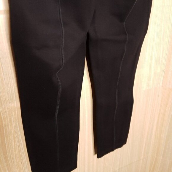 J. Crew Womens Black Pixie Ponte Pants Exposed Zipper Small - Picture 6 of 10